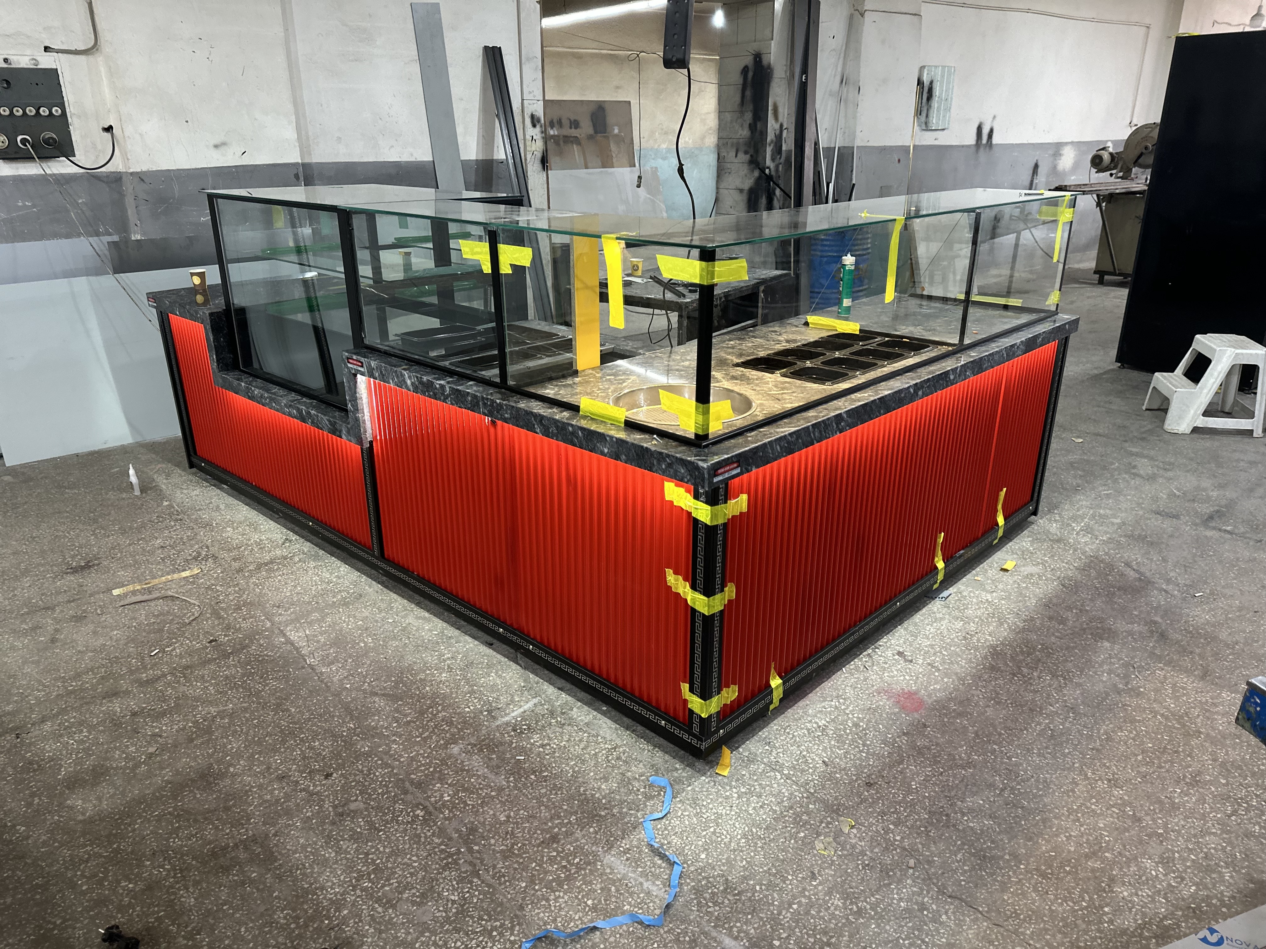 Çiğköfte dolabı vitrini