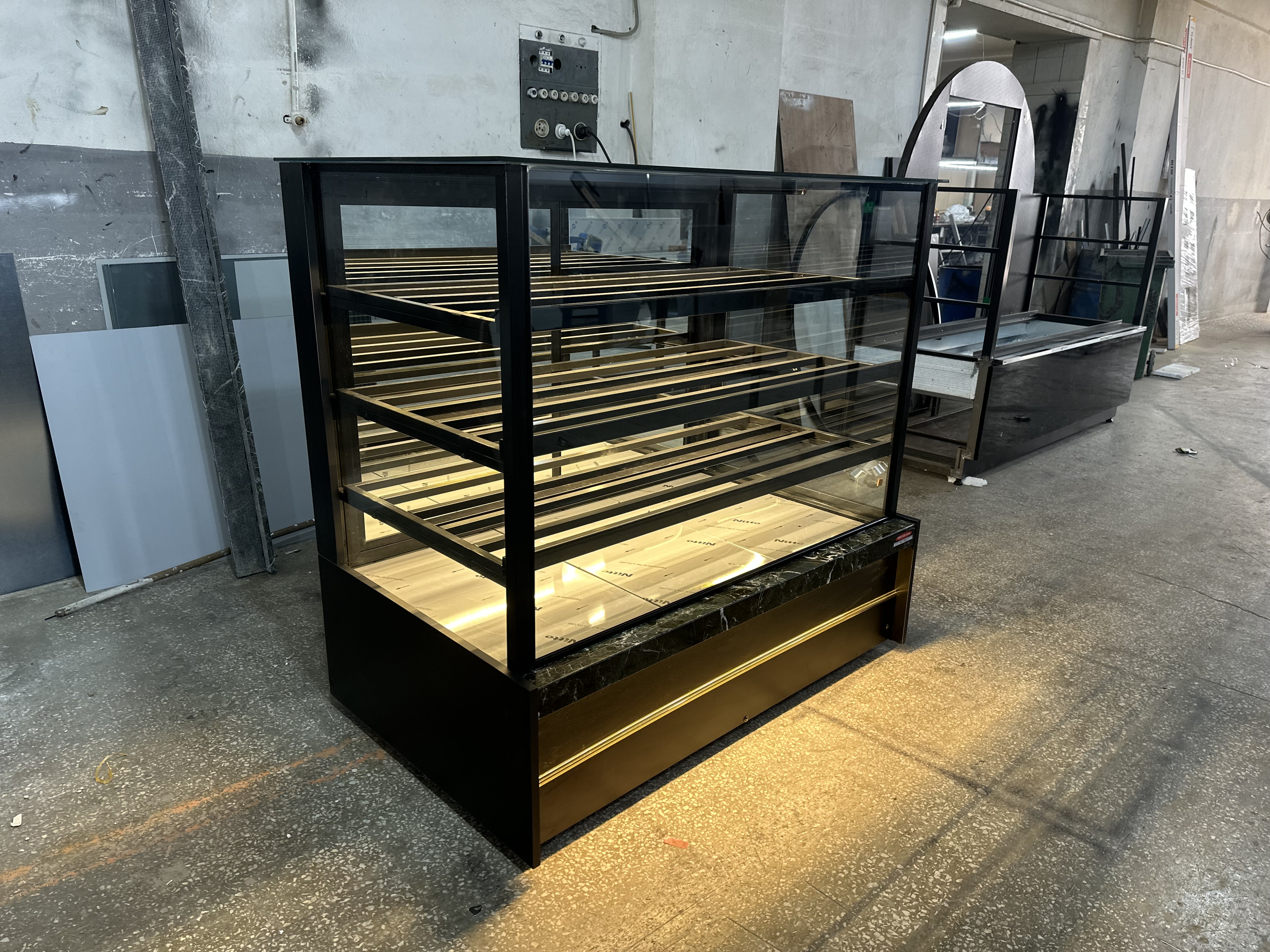 Isıtmalı simit poğaça tezgahı